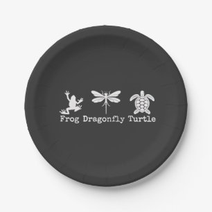 Assiettes En Carton Anti-Trump FDT Anti-Maga Frog Turtle