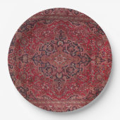 Assiettes En Carton Antique Carpet (Devant)