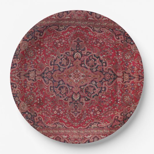 Assiettes En Carton Antique Carpet (Devant)