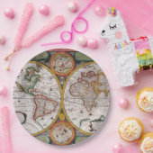 Assiettes En Carton Antique French (Fête)