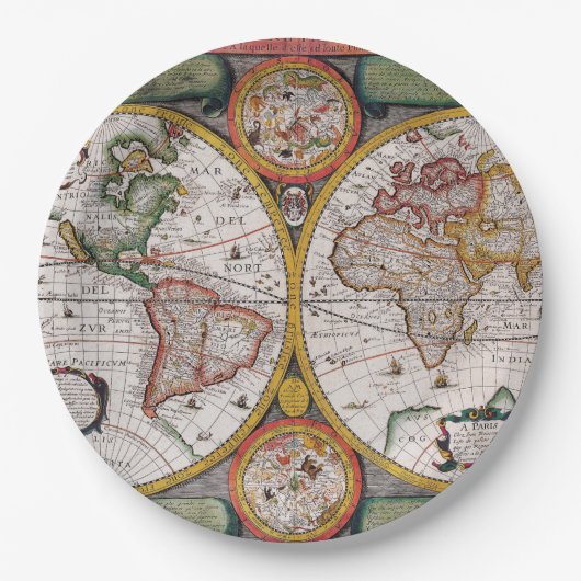 Assiettes En Carton Antique French (Devant)