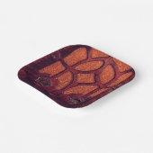 Assiettes En Carton Antique radio bois art déco cathédrale brun (Angulaire)