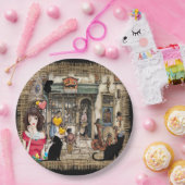 Assiettes En Carton Anton Pieck - Magasin de chimiste (Fête)