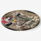 Assiettes En Carton Anton Pieck - Magasin de chimiste (Angle)