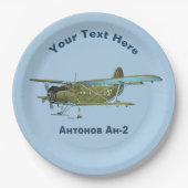 Assiettes En Carton Antonov An-2 (Devant)