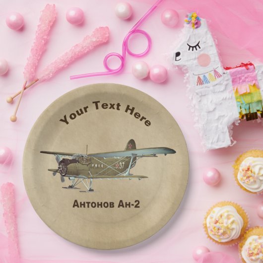 Assiettes En Carton Antonov An-2 (Fête)