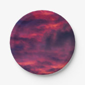 Assiettes En Carton août rouge (Devant)