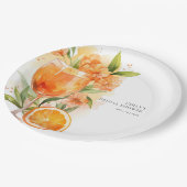 Assiettes En Carton Aperol Spritz Fête de Mariée (Angle)