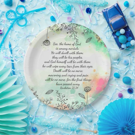 Assiettes En Carton Apocalypse 21:34 plaques en papier (Fête)