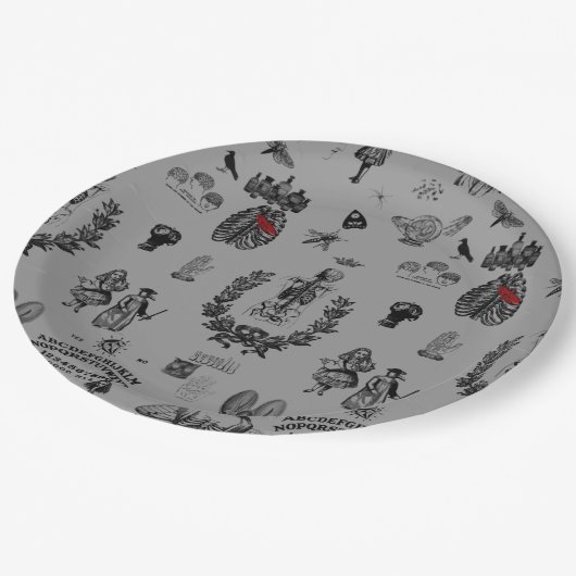 Assiettes En Carton Apothécaire (Angle)