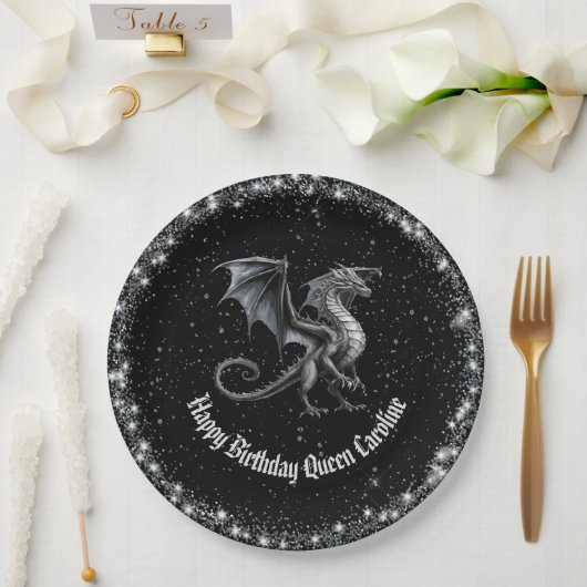 Assiettes En Carton Appel à tous les dragons Anniversaire (Mariage)