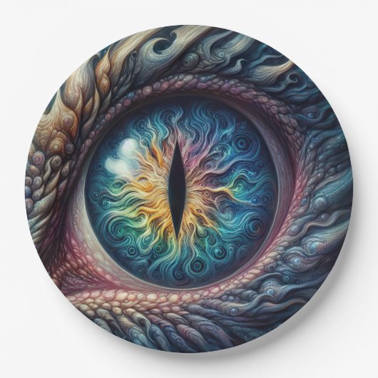 Assiettes En Carton Appel à tous les dragons Anniversaire (Devant)