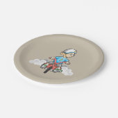 Assiettes En Carton Appel à tous les vélos (Angle)