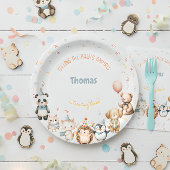 Assiettes En Carton Appel à toutes les fêtes d'anniversaire des animau