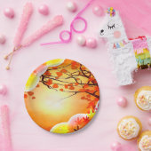 Assiettes En Carton Appel de la récolte MERCI automne AUTOMNE (Fête)