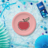 Assiettes En Carton Apple (Fête)