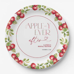 Assiettes En Carton Apple moderne toujours après la Fête des mariées A