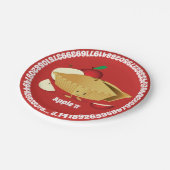 Assiettes En Carton Apple Pi Day | Plaque papier (Angle)