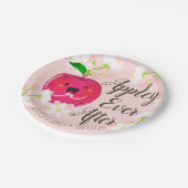 Assiettes En Carton Appley Ever After - Apple Pun (Angle)