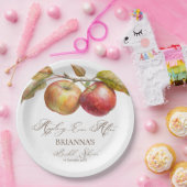Assiettes En Carton Appley toujours après pomme chute nuptiale douche (Fête)