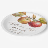 Assiettes En Carton Appley toujours après pomme chute nuptiale douche (Angle)