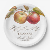 Assiettes En Carton Appley toujours après pomme chute nuptiale douche (Devant)