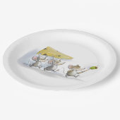 Assiettes En Carton Apporter la plaque à papier de fromage (avec des (Angle)