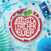 Assiettes En Carton Appréciation de l'enseignant (Fête)