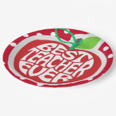 Assiettes En Carton Appréciation de l'enseignant (Angle)