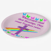 ASSIETTES EN CARTON APPRÉCIATION DE L'ENSEIGNANT (Angle)