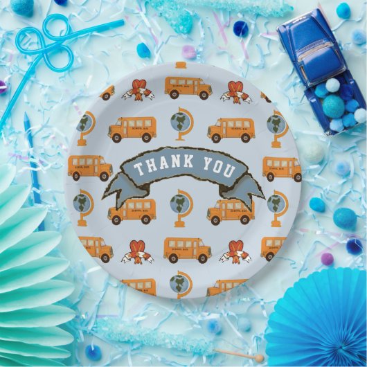 Assiettes En Carton Appréciation de l'enseignant (Fête)