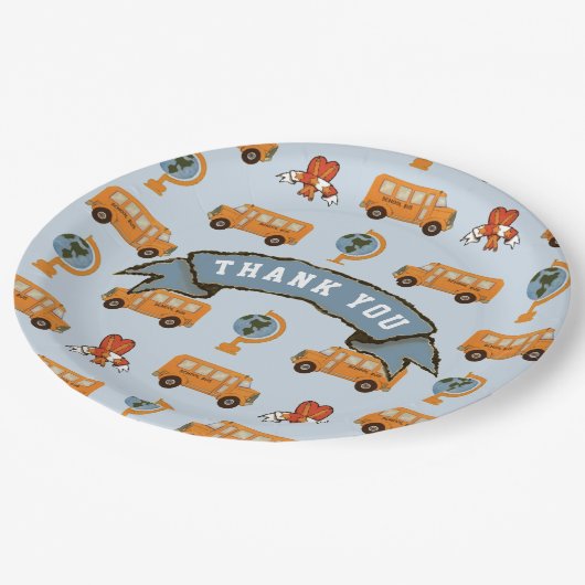 Assiettes En Carton Appréciation de l'enseignant (Angle)