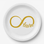 Assiettes En Carton Apprentissage infini (Devant)