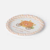 Assiettes En Carton Approvisionnements de baby shower de princesse (Angle)