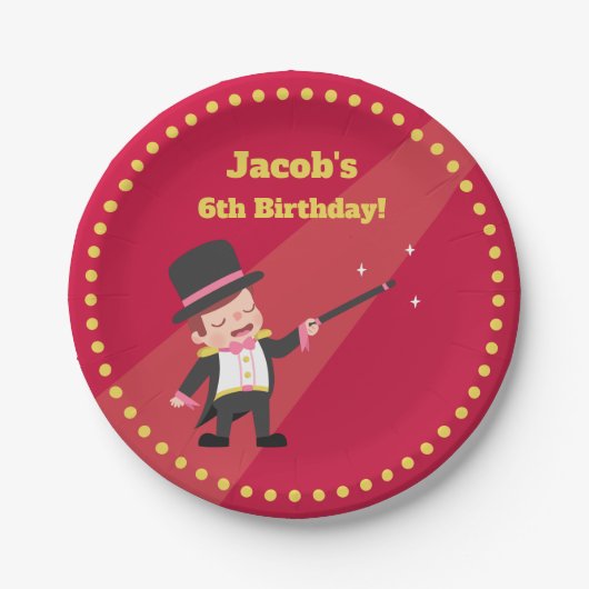 Assiettes En Carton Approvisionnements de fête d'anniversaire de (Devant)