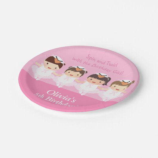 Assiettes En Carton Approvisionnements mignons de fête d'anniversaire (Angle)