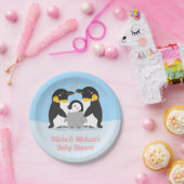 Assiettes En Carton Approvisionnements mignons de partie de baby (Fête)