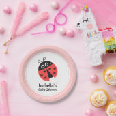 Assiettes En Carton Approvisionnements mignons de partie de baby (Fête)