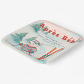 Assiettes En Carton Après Bébé ski Polar Bear (Angulaire)