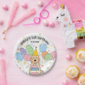 Assiettes En Carton Apricot Cockapoo Cavapoo Chien Anniversaire (Fête)