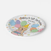 Assiettes En Carton Apricot Cockapoo Cavapoo Chien Anniversaire (Angle)