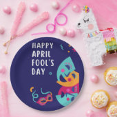 Assiettes En Carton April Fool's day Paper Plate (Fête)