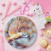 Assiettes En Carton aquarell dove (Fête)