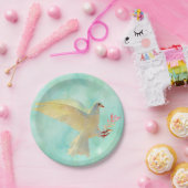 Assiettes En Carton Aquarelle (Fête)