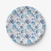 Assiettes En Carton Aquarelle (Devant)