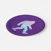 Assiettes En Carton Aquarelle Bigfoot (Angle)