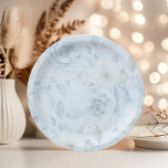Assiettes En Carton Aquarelle bleu floral minimaliste mariage<br><div class="desc">Aquarelle bleu floral minimaliste mariage Plaques de papier Mappage articles disponibles.</div>