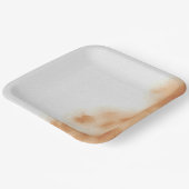 Assiettes En Carton Aquarelle Boho moderne Tee Tee Beige Brown (Angulaire)