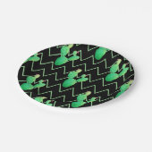 Assiettes En Carton Aquarelle Cactus (Angle)