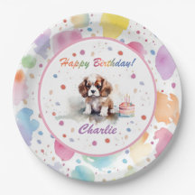 Aquarelle Cavalier King Charles Spaniel